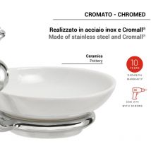 Gedy - NV111300000 nevis Jabonera Cromo - ref: NV111300100