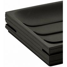 Quadrotto portasapone nero