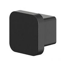 Handtuchhaken Wand Topaz Badetuchhaken zum Bohren, schwarz matt - Geesa