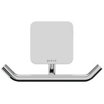 Handtuchhaken Wand Topaz doppelt Badetuchhaken zum Bohren, chrom - Geesa