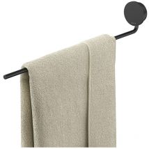 Geesa Handtuchhaken Wand Opal Handtuchstange zum Bohren, schwarz gebürstet