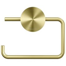 Geesa Toilettenpapierhalter Opal zum Schrauben Klopapierhalter zum Bohren, gold gebürstet