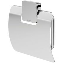 Toilettenpapierhalter mit Deckel Topaz - Klopapierhalter zum Bohren, chrom - Geesa