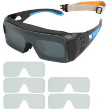 Lifcausal - Lunettes de soudage, masque pour les yeux à assombrissement solaire automatique Lunettes de soudage pour soudeur lunettes de protection
