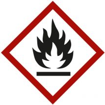 Hoffmann - Gefahrstoffsymbol Flamme, Typ: 03021