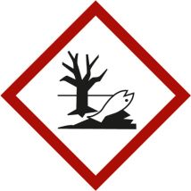 Gefahrstoffsymbol Umwelt – 26 mm – PVC-Folie – selbstklebend