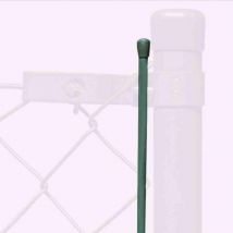 1 x Geflechtspannstab Maße 6 mm x 1550 mm grün ral 6005