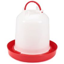Mucola - Futterautomat Geflügel Kunststoff Stülptränke Hühnertränke Tränke Wasserspender Vogelfutterspender - Geflügeltränke - 6 Liter