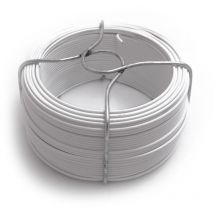 Weiß ummantelter Draht Nr. 6 – 1,40 mm x 50 m – 240 g