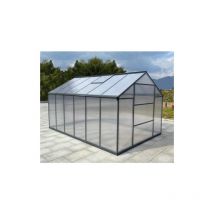 Gegaden Aluminium Gewächshaus für den Garten Mit 8 cm dickeres Fundament 228361210 Vielseitig nutzbar als Treibhaus, Gartenhaus,Aufzucht