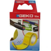 Adhésif isolation 15mmx10m jaune Geko