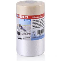 Bâche de Protection Adhésive - 176614 - 55cm x 20m - geko