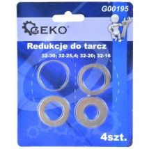 G00195 ensemble de bague de réduction, gris/argent G00195 - Geko