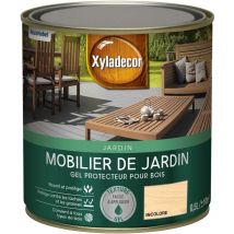 Gel protecteur pour bois exterieur - Mobilier de jardin - aspect mat incolore 0,5 l Xyladecor