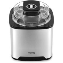 Macchina per gelati HKOENIG SRB80 – Capacità 2L – Preparazione rapida in 30-40 min – Base in acciaio inossidabile