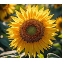 Gelbe Sonnenblumensamen – 500 Samen – Lockt Bestäubende Insekten An – Bunte Blumen – Ideal Für Hof Und Garten