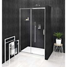 Sigma - Duschpendeltür Simply 120 cm, Coated Glass, Aluminium glänzend/Klarglas GS1112 - Gelco