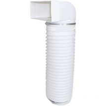 N15896 Flachkanal-Lüftungssystem 150 Umlenkstück mit Schlauch - Wallair