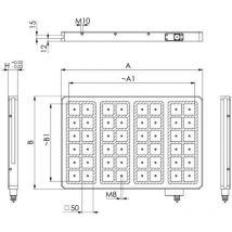 Gelenk-Hakenschlüssel mit Zapfen 155-230x8 mm