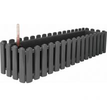 Blumenkasten aqua palido Anthrazit 75 mit Bewässerungssystem - Kunststoff - Geli