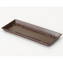 Kastenuntersatz 80cm Braun Blumenkastenuntersetzer Pflanzkasten Untersetzer - Geli