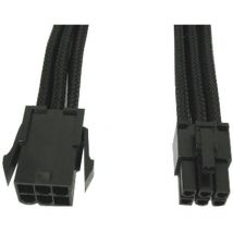 Gelid - Cavo Prolunga pci-e 6 Pin 30 cm con Guaina Nera