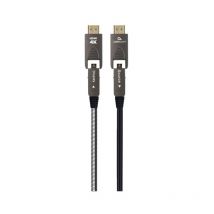 Gembird CCAP-HDMIDD-AOC-20M cable hdmi hdmi Type-A/HDMI Type-D Negro