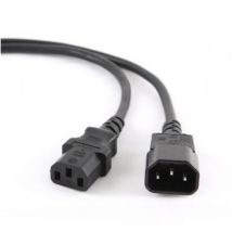 Gembird PC-189-VDE-3M - Cavo di prolunga approvato VDE (da C13 maschio a C13 femmina, 3 m)