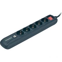 Energenie spg5-u2-5 limitatore di tensione 5 ac 5 v uscite nero 1,5 m