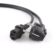 PC-186-VDE-3M Netzkabel mit VDE-Zulassung 3 Meter Schwarz - Gembird