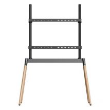 Gembird - Tvs-86f-01-bk Tv-ständer 2,18 M (86') Schwarz, Holz