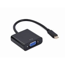 Gembird - Cavo adattatore usb tipo c a vga 15 cm nero