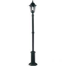 Parish - 1 Licht Außenlaternenpfahl Schwarz IP44, E27 - Elstead