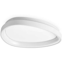 Gemini 42 Cm Integriertes On-off-led-halbbündiglicht, Weiß, 3000 Lm, 3000 K - Ideal Lux