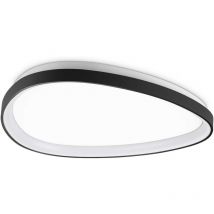 Ideal Lux GEMINI 61 cm integrierte, halbbündige LED-Einbauleuchte, Schwarz, 3850 lm, 3000 K