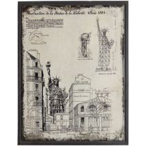 Gemälde Holzarchitekt Freiheitsstatue