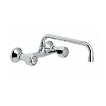 Genebre - 68104 11 45 66 Grifo Bimando Fregadera Mural 20cm - ref: 68104 11 45 66