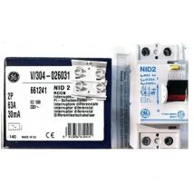 General Electric - 661241 Earth leakage switch 2P 63A 30mA nid 2 rccb V/304-026031