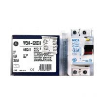 General Electric - 661241 Interrupteur différentiel 2P 63A 30mA nid 2 rccb V/304-026031