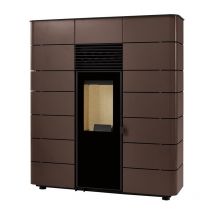 Générateur d'air chaud nevada 8 kw Solzaima Couleur : Corten
