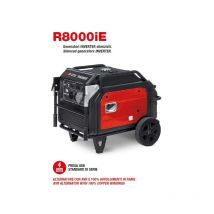 Rato - Generador de corriente silenciado Inverter R8E000i 420 cc arranque eléctrico