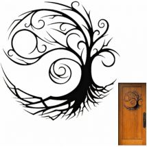 Dhklfa - gabrielle Generic Metallbaum des Lebens, Wandkunst, Wanddekoration, Metallbaum, Skulptur, moderne Wanddekoration, Wohnzimmer, Schlafzimmer,