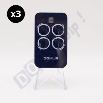 Genius - Echo Tx4 rc 6100334 - Lot de 3 télécommandes 4 Boutons - Fréquence : 433 MHz - Technologie Code Tournant