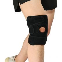 Kinsi - Genouillère de Sport, Genouillère avec Stabilisateurs Latéraux et Coussinets en Caoutchouc, Rotule-Genouillère Sport pour les Douleurs au