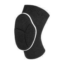Fei Yu - Genouillères de sport épaisses en silicone antidérapantes pour le football, le volley-ball, le cyclisme, la sécurité, noires