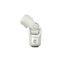 Genouillère, cardan pour volet roulant 6 pans 7 mm, tringle 12 mm, acier blanc