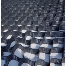 Haga - Geogitter Bodenstabilisator 6,5m x 2,5m x 5 cm Kiesgitter