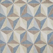 Geometric Triangle Wallpaper Muriva Blue Grey Paste The Wall Vinyl Textured