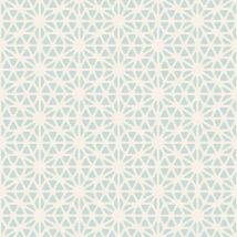 Fine Decor - Geometric Wallpaper Retro Blue White Paste The Wall