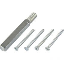 Grundmann - geos fh Stift 9mm- u. Schraubenen, 62 - 67 mm, verzinkt, din 18 273, 1 Beutel